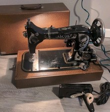 Damascus Sewing Machine w/ Pedal & Case Imperial Motor Tested & Working Vintage 