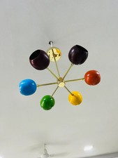 Mid Century Modern Sputnik Chandelier Multi-Color Ceiling Light Fixture Lamp
