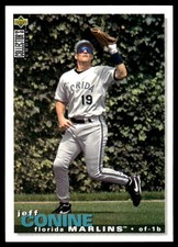 Jeff Conine 1995 Collector's Choice #305 Marlins MLB READ FREE SHIP AutographDen