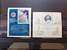 Briefmarken Polen - Raumfahrt / Papst -  Zwei Block postfrisch