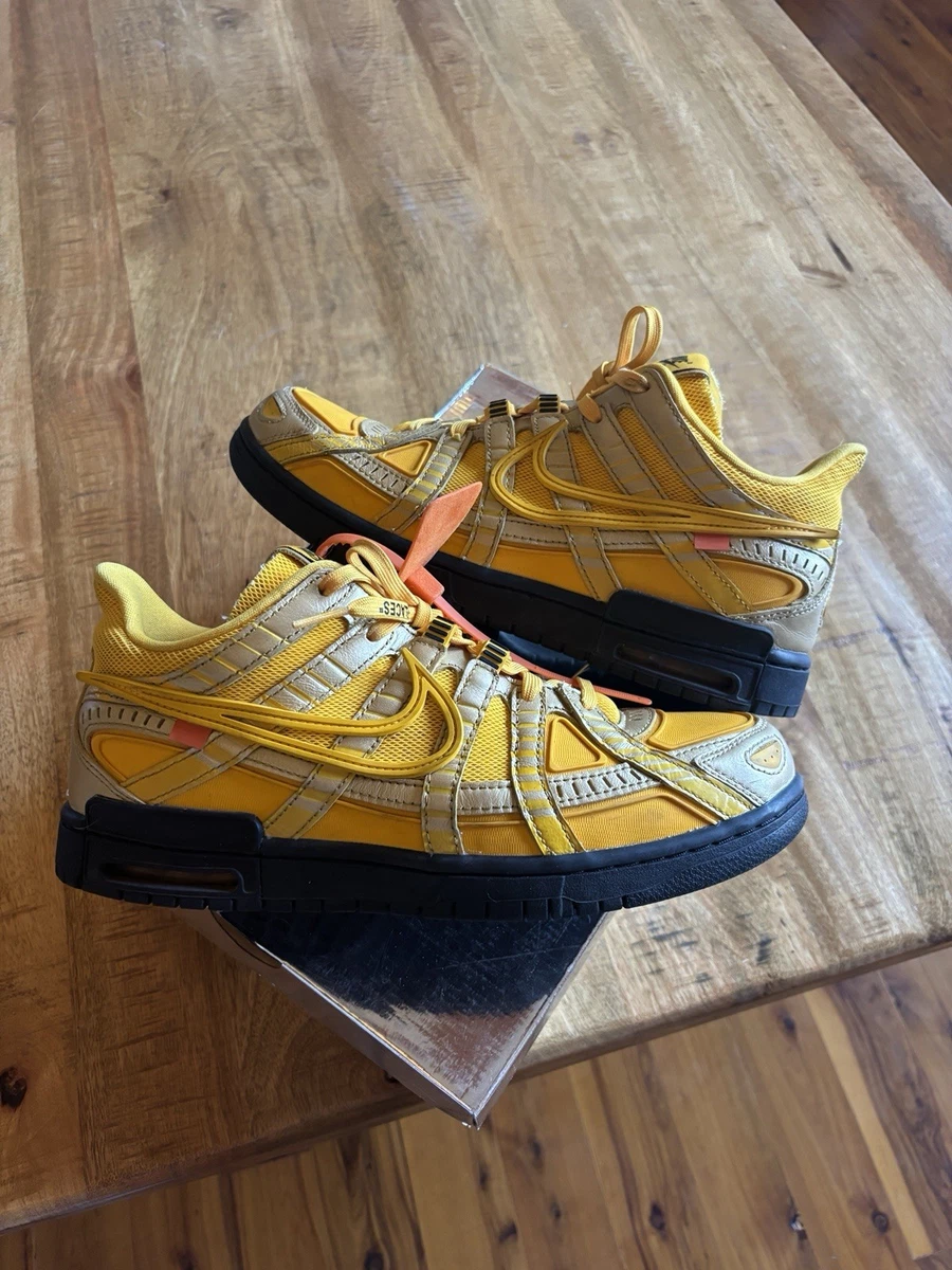 Nike Off-White x Air Rubber Dunk University Gold for Sale