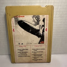 Led Zeppelin - Self Titled bebut - 4 Track Cartridge - Atlantic Records - AMPEX