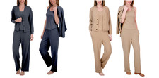 Live2Lounge Women's 3 Piece Textured Cable Knit Lounge Set or pant or top