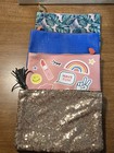 Lot of 4 Ipsy Makeup Bags Used But Great Condition  — photo 1