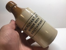 Antique Merchant & Co. Southport Stoneware Ginger Beer Bottle.