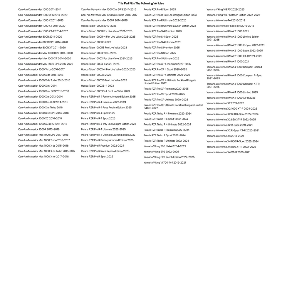 Axia Alloys GoPro Camera Rollbar Mount Kit Black For CAN-AM Commander 1000 XT Foto 2 de 2