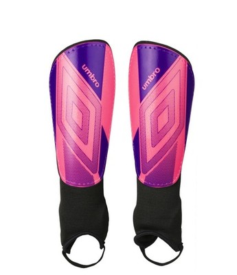Umbro Ceramica Peewee Stirrup Soccer Shin Guards for Kids, Pink New Stylish