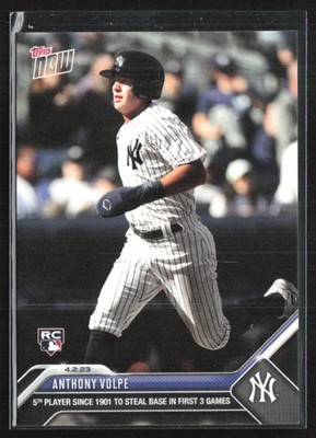 Anthony Volpe 2023 Topps Now RC PR4237 B #31 New York Yankees