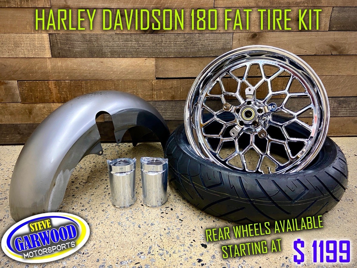 Fat Front 18x5.5 Wheel And Fender Kit HARLEY DAVIDSON | eBay