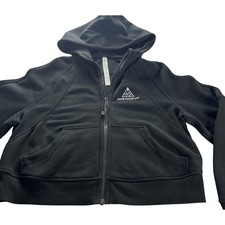 Lululemon Scuba Oversized Full Zip Hoodie Size XS/S Blk Jacket Sage Mountain F9
