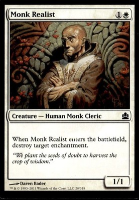 2011 Commander 2011 Monk Realist Commander/Common #20