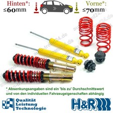 HR Fahrwerk 40-70mm & 30-60mm Tieferlegung für VW Golf IV Variant 1J5 1999-2006