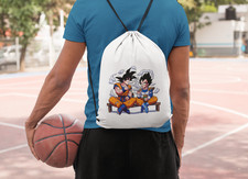 Dragon Ball Super Fans! Goku & Vegeta Turnbeutel / Sportbeutel – Epischer Smoker