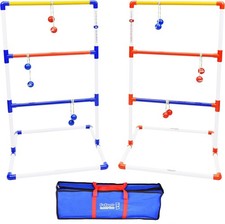 GoSports Ladder Toss Game Set w/ 6 Bolo Balls Carry Case
