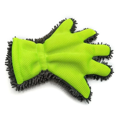 #ad 5 Finger Car Wash Mitt Scratch Free Microfiber Cleaning Gloves Auto Chenille $7.49