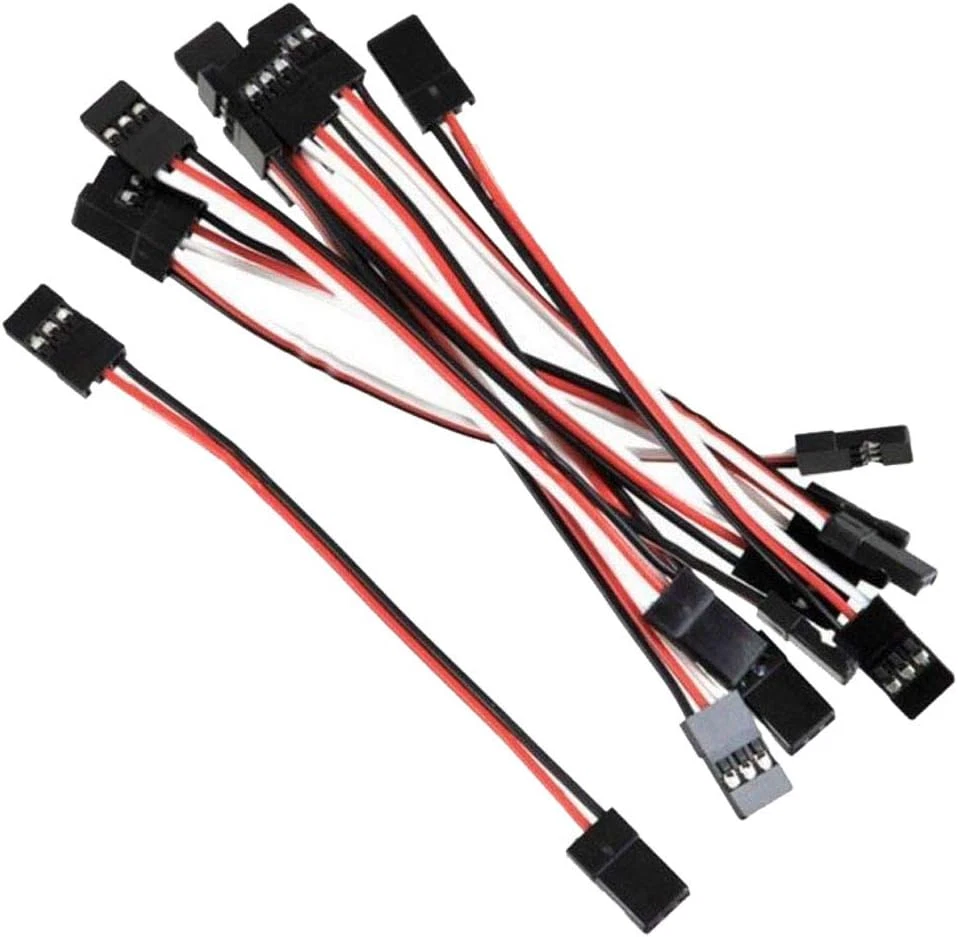 10 Stücke 10CM 3 polig Männlich auf Männlich JR Stecker Servo Adapter Verlängeru - Bild 4 von 4