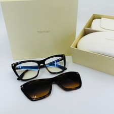 Anteojos TOM FORD TF5971-B ECO 052 Tortuga Mujer Semi Gato 54-17-140 B:44