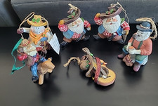 Lot 6 Cowboy Western Roper Rodeo Ornaments