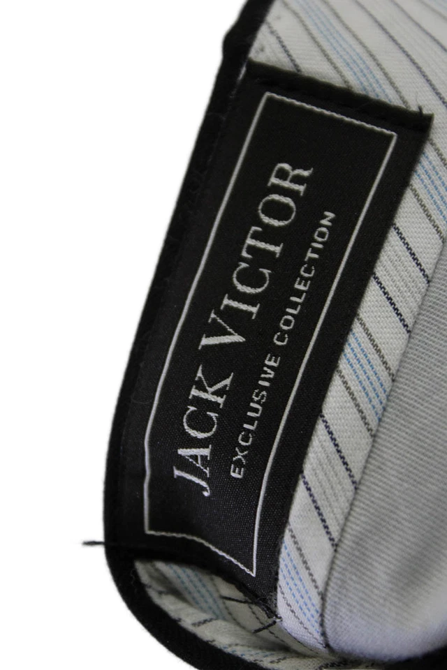 Pantalones Jack Victor Para Hombre de Lana Sin Cordones con Cremallera Abotonados Negros Talla 36 Foto 4 de 4