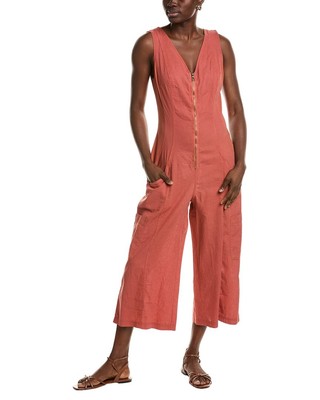 Xcvi Norris Linen-Blend Jumpsuit Women's