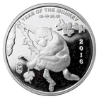 1/2 oz Silver Round - APMEX (2016 Year of the Monkey) .999 Fine