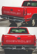 Fits CHEVROLET 89-98 Tailgate Truck Lettering 1500 Silverado Vinyl Decal