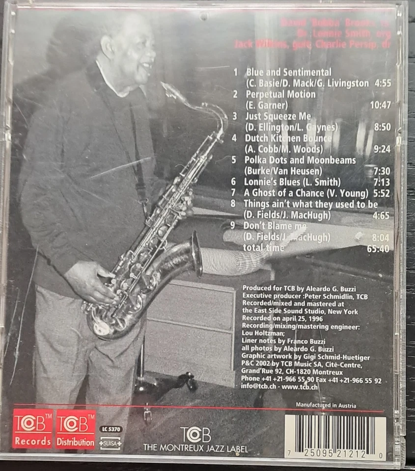 CD David "Bubba" Brooks: Polka Dots and Moonbeans + Dr. Lonnie Smith u.a. - Bild 2 von 2