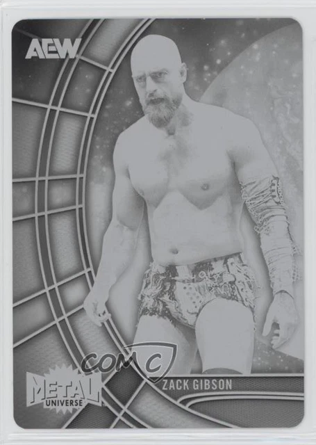 2025 Skybox Metal Universe AEW All Elite Wrestling 1/1 Zack Gibson #50 1d3