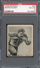 1948 Bowman Bucko Kilroy #79 PSA 4 VG-EX Philadelphia Eagles 