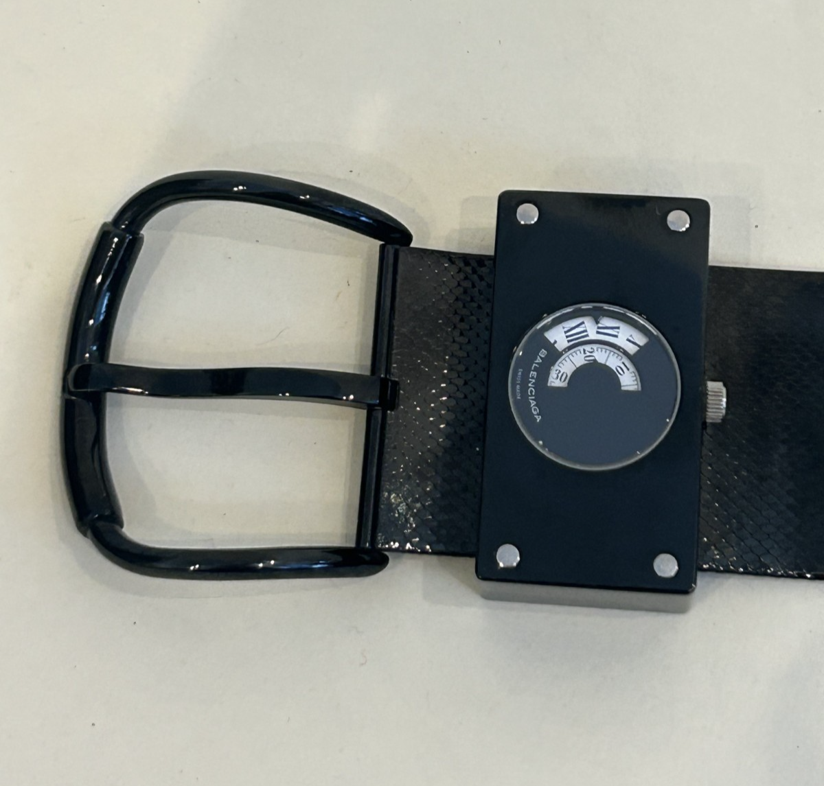 Balenciaga Montre Acier Belt Watch Nicolas Ghesquiere 2011  display picture 3