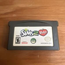 The Sims 2 Pets (Nintendo Game Boy Advance, 2006) GBA Authentic Tested