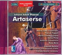 Audio Cd - Johann Adolf Hasse - Artaserse (Dramma Per Musica In 3 Atti) (3 Cd)