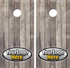 Custom Cornhole Board Wrap Laminated Decal Vinyl Sticker