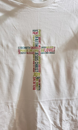 Inspirational cross Christ bible God Jesus mens t-shirt tee graphic novelty new - Bild 13 von 33