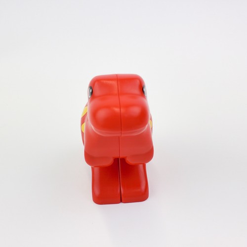 Vintage Lego Duplo DINOSAUR RED Tyrannosaurus Rex Mom Adult with Yellow Spots - Picture 2 of 7