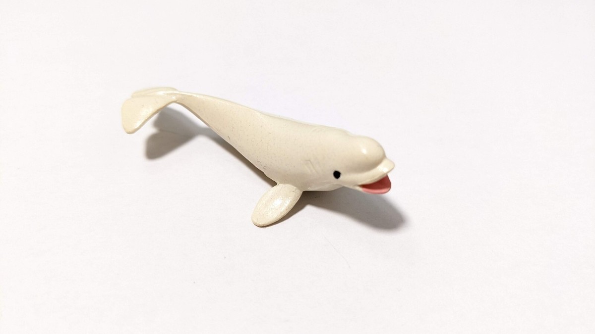 Beluga Whale Rubber Toy