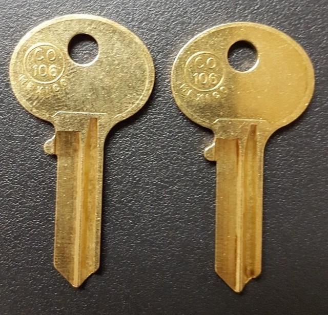 S01S50 2 New Keys For Schwab Safe Cot To Your Key Code S01 to S50 By