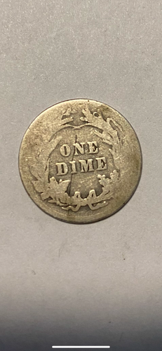 1909 O Barber Liberty Dime Scarce Semi Key Date Silver Coin New Orleans Mint - Picture 2 of 2