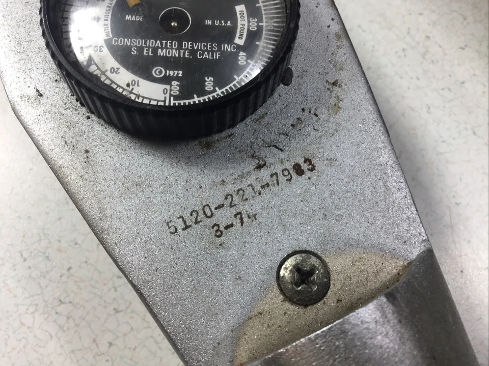 6004DF CDI 3/4” Dial Torque Wrench 5120 221 7983 3-74 Standard Memory Electric - Image 2 of 4