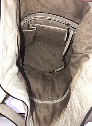 Michael Kors Handtasche grau Leder verstellbarer Riemen groß Crossbody Handbag - Bild 7 von 12