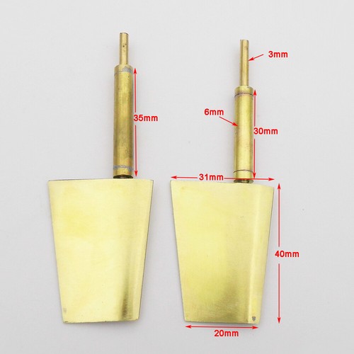 Timone sommerso modello barca rame 40*31 mm per pesca traino marino barca RC - Foto 2 di 8