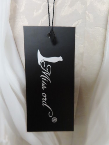 NWT MISS ORD SZ SMALL SEXY TOP TIERED BOTTOM WIDE WAIST SHEER BELL SLEEVES DRESS - Picture 8 of 8
