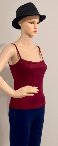 Vintage Rare 90s/Y2K Charlotte Russe Wine Cami Medium - Picture 2 of 7