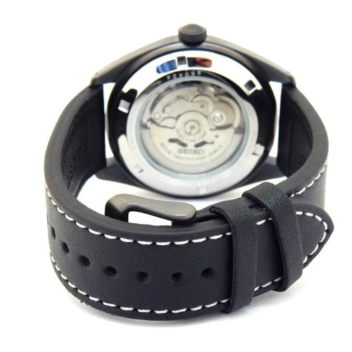 SEIKO NEO Sports SRPC89 Orologio Automatico Uomo Bracciale Pelle - Foto 4 di 4