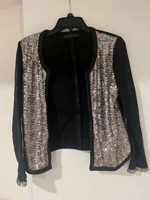 women s generation love gold sequence jacket size medium