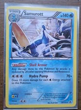 Samurott 39/113 Legendary Treasures Holo Rare Pokemon TCG 2013 Stage 2 Naoki