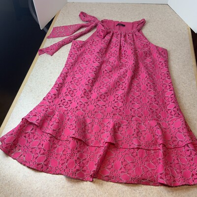 chinese dress ladies Trina Turk Women's Fontainebleau Dress in Pink Size XXL main image 0
