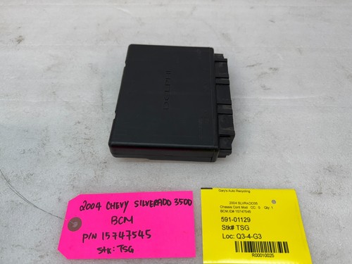 03 04 Chevrolet GMC DURAMAX LB7 6.6 BODY CONTROL MODULE BCM 15747545 - Picture 7 of 9