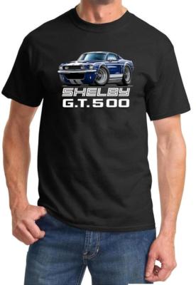 1968 Shelby GT500 Mustang Fastback Full Color Tshirt NEW FREE SHIPPING