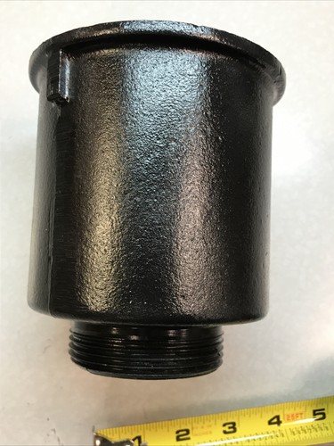 B-box Adapter 2-1/2” MNPT X 3” FNPT Buffalo Curb Box Water Service Cast Iron - Picture 8 of 11
